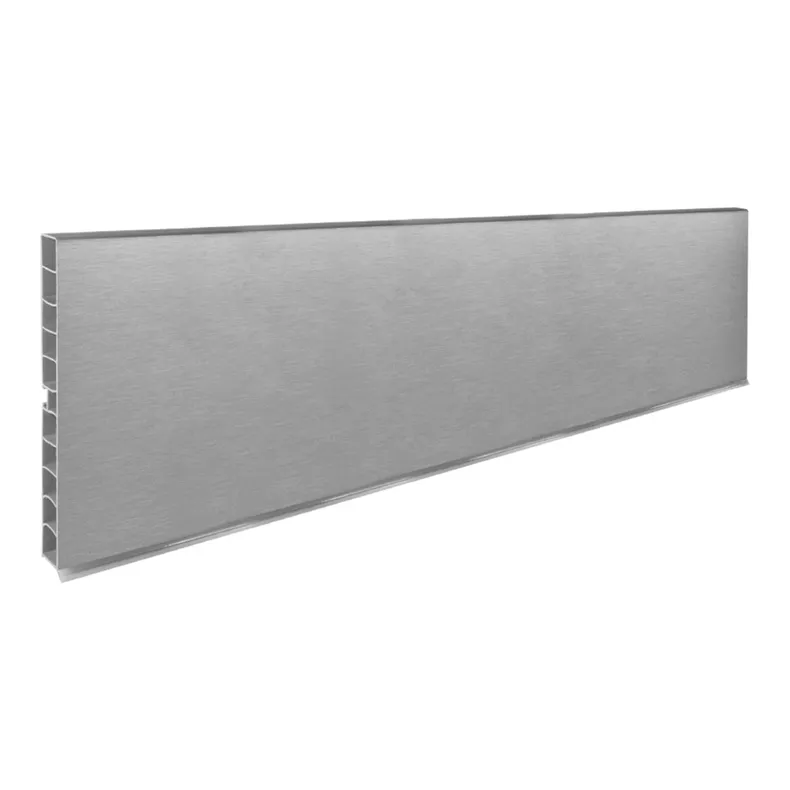 BRW плінтус H100 400 см inox COKOL-IX-H100_4000_PL-KOR01 фото №2