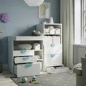 IKEA LEN, ковер, точки/серый, 133x160 см 905.890.43 фото thumb №5