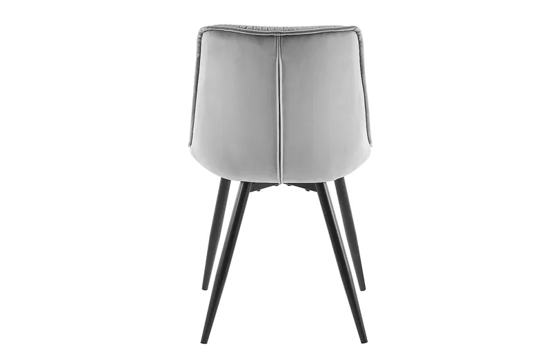 Кухонный стул SIGNAL CHERRY II VELVET, Bluvel 03 - светло-серый фото №6