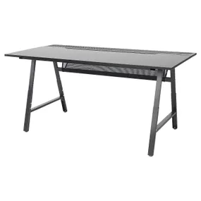 IKEA UTESPELARE УТЕСПЕЛАРЕ, геймерський стіл, чорний, 160x80 см 805.076.27 фото