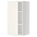 IKEA METOD МЕТОД, навесной шкаф с полками, белый / белый, 40x80 см 294.645.27 фото thumb №1