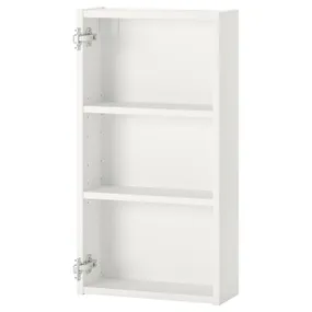 IKEA ENHET ЭНХЕТ, навесной шкаф с 2 полками, белый, 40x15x75 см 104.404.47 фото