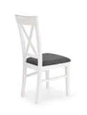 Кухонний стілець HALMAR BERGAMO білий/сірий фото thumb №2