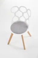 Кухонный стул HALMAR K308 белый/серый фото thumb №7