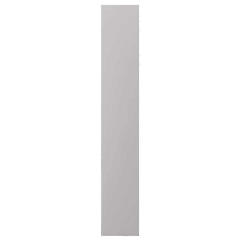 IKEA LERHYTTAN ЛЕРХЮТТАН, облицювальна панель, світло-сірий, 39x240 см 303.523.50 фото №1