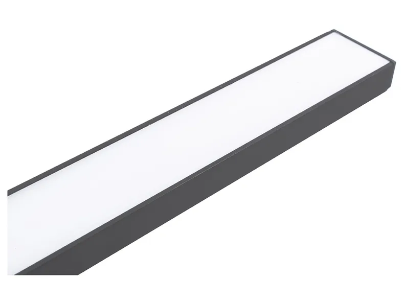 BRW Сяйво світлодіодний металевий настінний світильник для ванної кімнати чорний 086763 фото №3