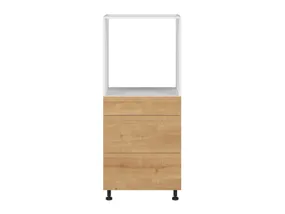 BRW Кухонный духовой шкаф Sole 60 см с ящиками дуб арлингтон, альпийский белый/арлингтонский дуб FH_DPS_60/143_2SMB/SMB-BAL/DAANO фото