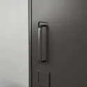 IKEA IDÅSEN ИДОСЕН, высокий шкаф с ящиком и дверцами, тёмно-серый, 45x172 см 004.963.88 фото thumb №4