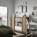 IKEA BILLY БИЛЛИ / OXBERG ОКСБЕРГ, стеллаж комбинация с дверцами, имит. дуб, 160x106 см 194.835.93 фото thumb №3