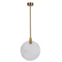 BRW MARBLE LED PENDING LAMP 24cm мраморная латунь 5907614656317 фото thumb №4