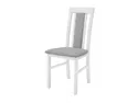 BRW Велюрове крісло Belia сіре/біле, Adel 6 Сірий/білий TXK_BELIA-TX098-1-TK_ADEL_6_GREY фото thumb №4