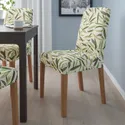 IKEA BERGMUND БЕРГМУНД, стул, имит. дуб / Фегельфорс разноцветный 493.880.85 фото thumb №2