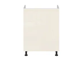 BRW Кухонный шкаф Sole под мойку 60 см левый глянец магнолия, альпийский белый/магнолия глянец FH_DK_60/82_L-BAL/XRAL0909005 фото
