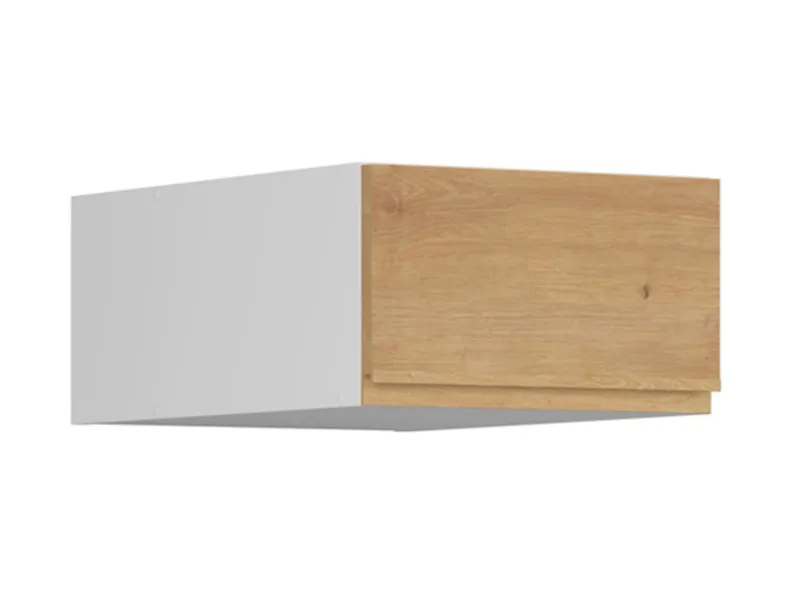 BRW Кухонный шкаф с распашным верхом Sole 40 см дуб арлингтон, альпийский белый/арлингтонский дуб FH_NO_40/23_O-BAL/DAANO фото №2
