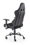 Крісло комп'ютерне офісне обертове HALMAR DRAKE, чорний / сірий фото thumb №5