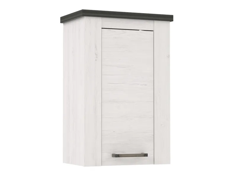 BRW Монреаль 50 см настінна шафа для ванної кімнати з дверцятами біла сосна, біла сосна / деревина хвойних порід SOBI фото №6