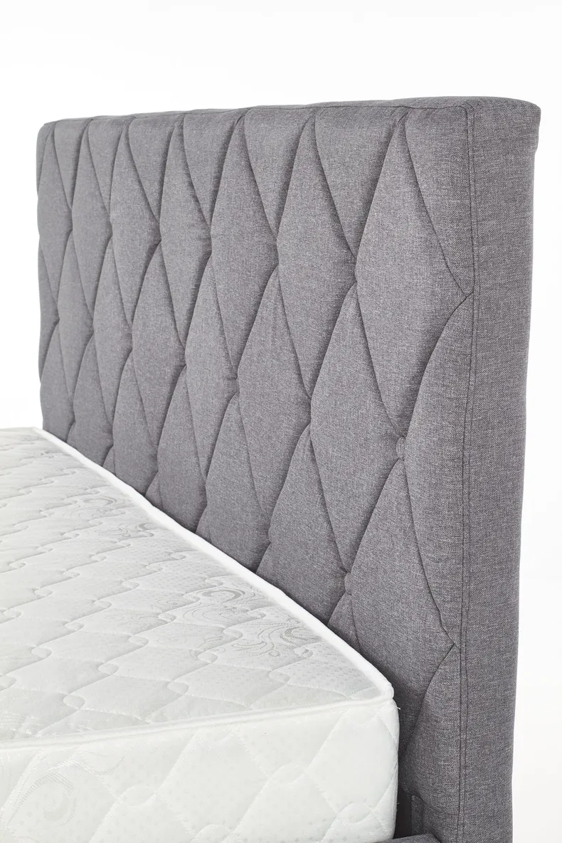 Двуспальная кровать HALMAR С ящиками Betina 160x200 см серый фото №8