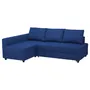 IKEA FRIHETEN ФРІХЕТЕН, кутов диван-ліжко із відд д/зберіг, СКІФТЕБУ синій 492.975.61 фото