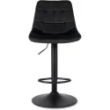 Барный стул бархатный MEBEL ELITE ARCOS 2 Velvet, черный фото thumb №7