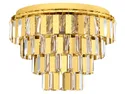 BRW 7-позиционный потолочный светильник Erseka цвета стального золота 078335 фото thumb №1