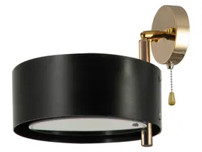 BRW Настенный светильник Antila металл черный 077338 фото