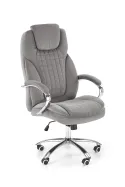 Кресло компьютерное офисное вращающееся HALMAR KING 2, ткань, серый фото thumb №10