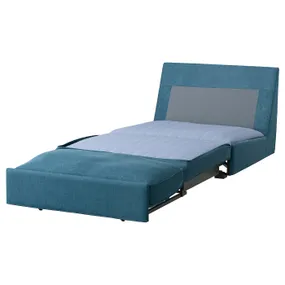 IKEA KIVIK КІВІК, 1-місний диван-ліжко, Талміра блакитна 394.827.76 фото