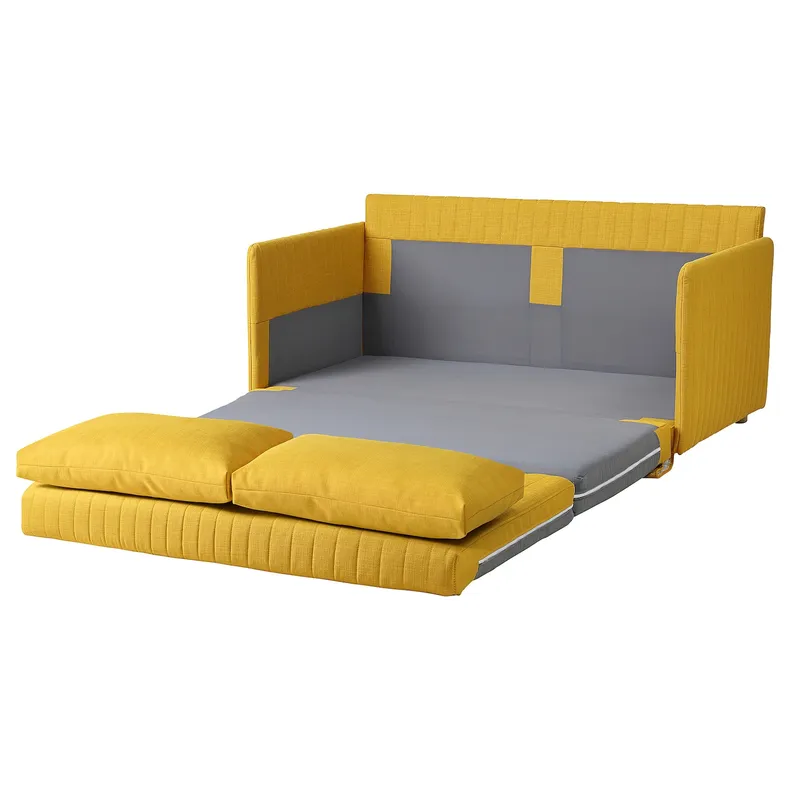 IKEA FRIDHULT ФРИХУЛЬТ, диван-кровать, Скифтебо желтый, 119 см 005.754.46 фото №2