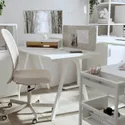 IKEA TROTTEN ТРОТТЕН, письмовий стіл, білий, 120x70 см 294.249.42 фото thumb №6