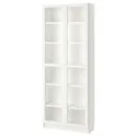 IKEA BILLY БІЛЛІ / OXBERG ОКСБЕРГ, книжкова шафа, білий, 80x30x202 см 690.178.28 фото thumb №1
