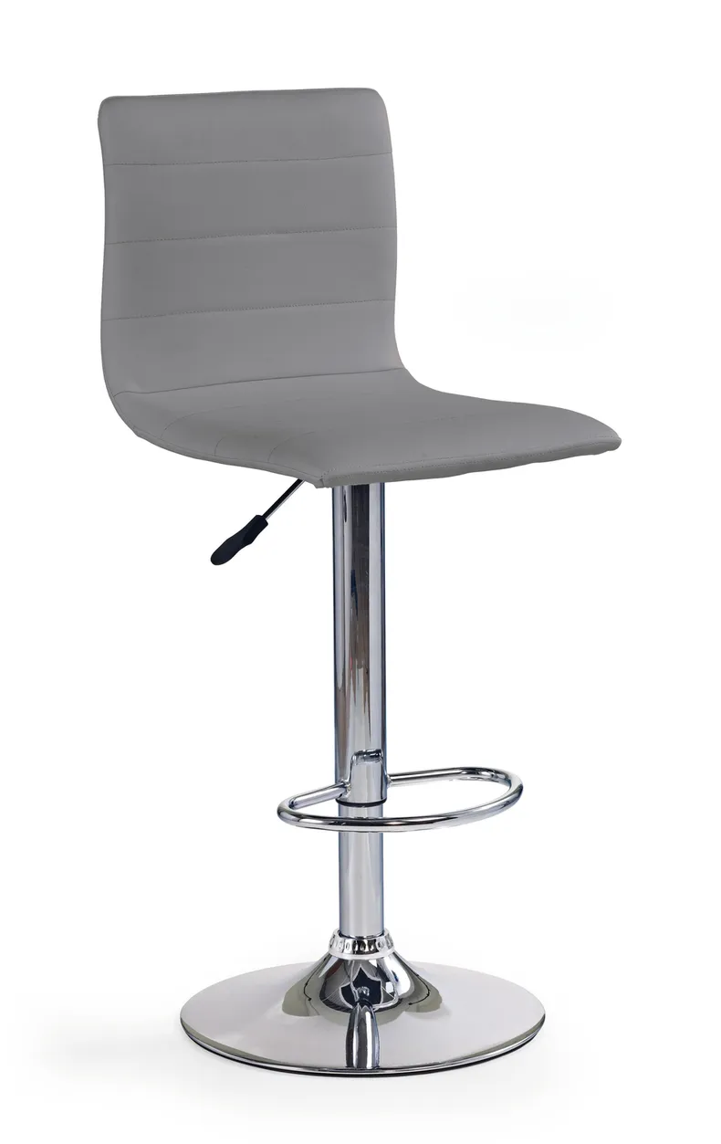 Барный стул HALMAR H21, экокожа: серый фото №1