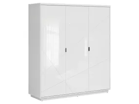 BRW Шкаф 3-дверный Форн 180 см белый глянец, белый глянцевый/высокоглянцевый белый SZF3D-BIP фото