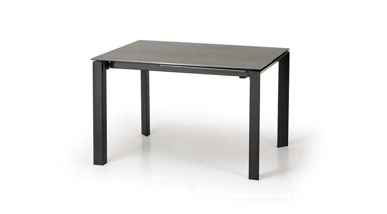 Обідній стіл HALMAR HORIZON 120-180x85 см сірий, чорний фото №2