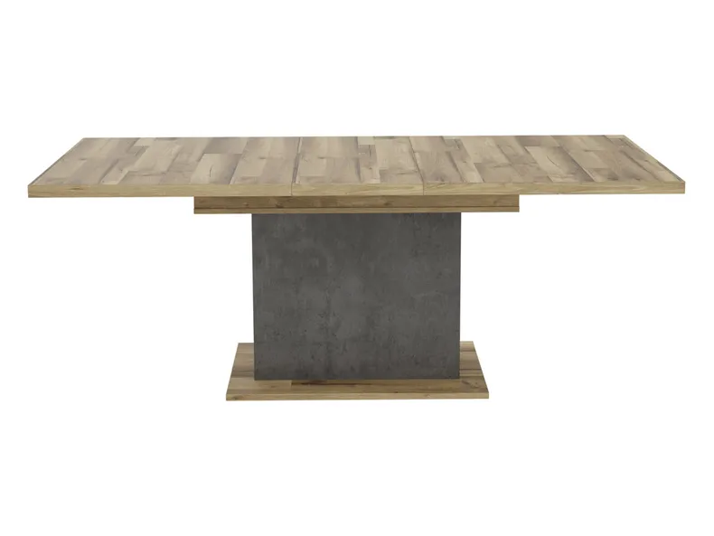 BRW Раскладной стол Ricciano 160/200x90 бетон темно-серый/дуб вековой BNCI/DAKL фото №4