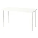 IKEA MITTZON МІТТЗОН, стіл для конференцій, білий, 140x68x75 см 295.329.89 фото thumb №1