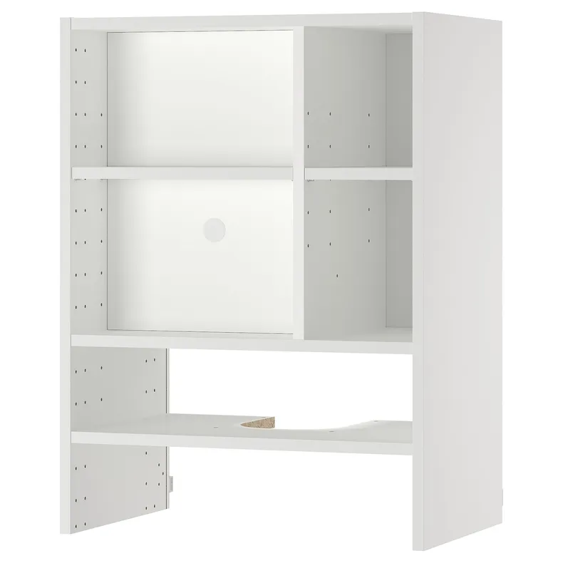IKEA METOD МЕТОД, навесной шкаф д / встроенной вытяжки, белый, 60x37x80 см 305.476.40 фото №1