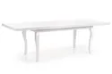 Кухонний стіл HALMAR MOZART 160-240/90 білий фото thumb №11