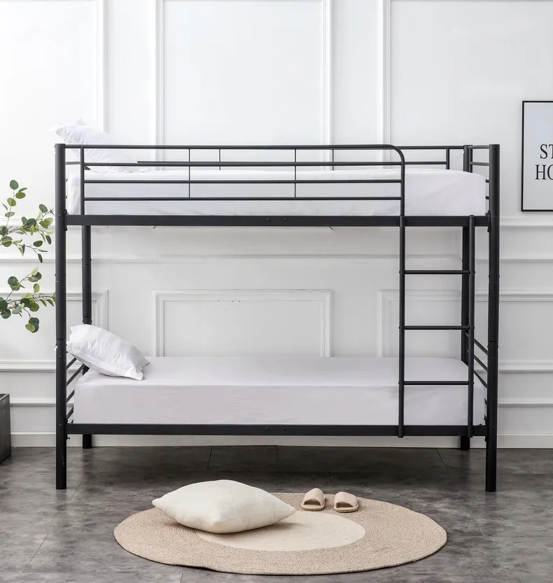 Двухъярусная кровать раскладывается на 2 односпальных кровати HALMAR BUNKY 90x200 см черный фото №10
