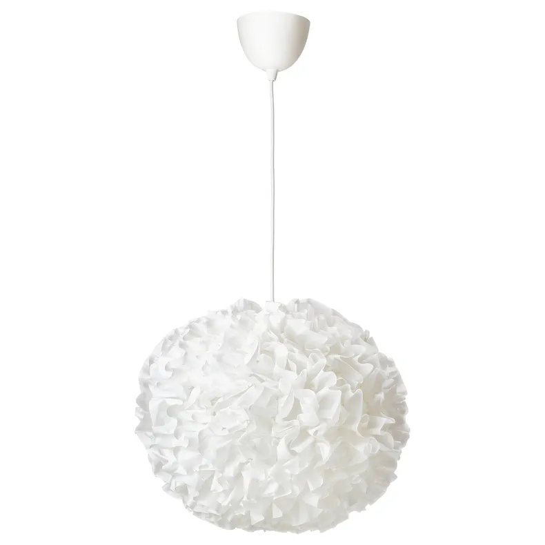IKEA VINDKAST ВІНДКАСТ, підвісний світильник, білий, 50 см 204.505.20 фото №1