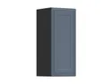 BRW Верхний кухонный шкаф Верди 30 см правый мистик матовый, черный/матовый FL_G_30/72_P-CA/MIM фото thumb №2