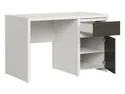 BRW Письменный стол BRW KASPIAN 120х65 см, белый/венге BIU1D1S/120-BI/WE фото thumb №3