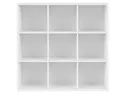 BRW Книжный шкаф Nepo Plus 114 см с 9 полками белый, белый REG/12/12-BI фото thumb №2