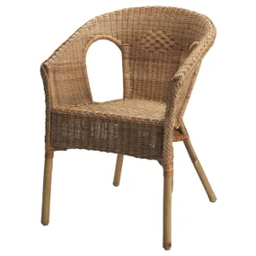 IKEA AGEN АГЕН, стілець, ротанг / бамбук 500.583.76 фото
