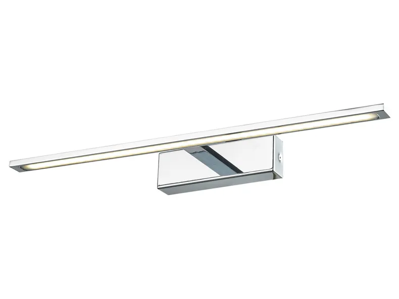BRW Настінний світильник для ванної кімнати Isla LED 62см металевий сріблястий 080821 фото №1