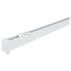 IKEA VIDGA ВІДГА, шина гардинна, одинарна, стельові кріплення додаються / білий, 140 см 204.929.16 фото