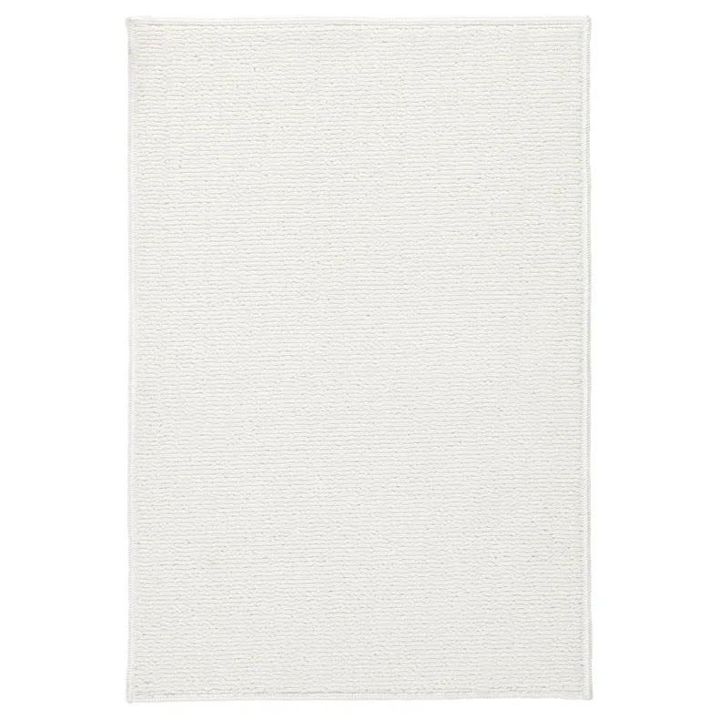 IKEA FINTSEN ФІНСТЕН, килимок для ванної кімнати, білий, 40x60 см 904.437.05 фото №1