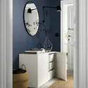IKEA BESTÅ БЕСТО, комбинация для хранения с дверцами, белый / Сельсвикен глянцевый / белый, 120x42x65 см 193.245.99 фото thumb №2