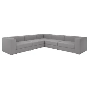 IKEA JÄTTEBO ЭТТЕБО, модульный угловой диван, 6-местный, Тонеруд серый 794.852.59 фото