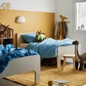 IKEA SLÄKT СЛЭКТ, раздвижная кровать с реечным дном, белый / береза, 80x200 см 693.266.09 фото thumb №2