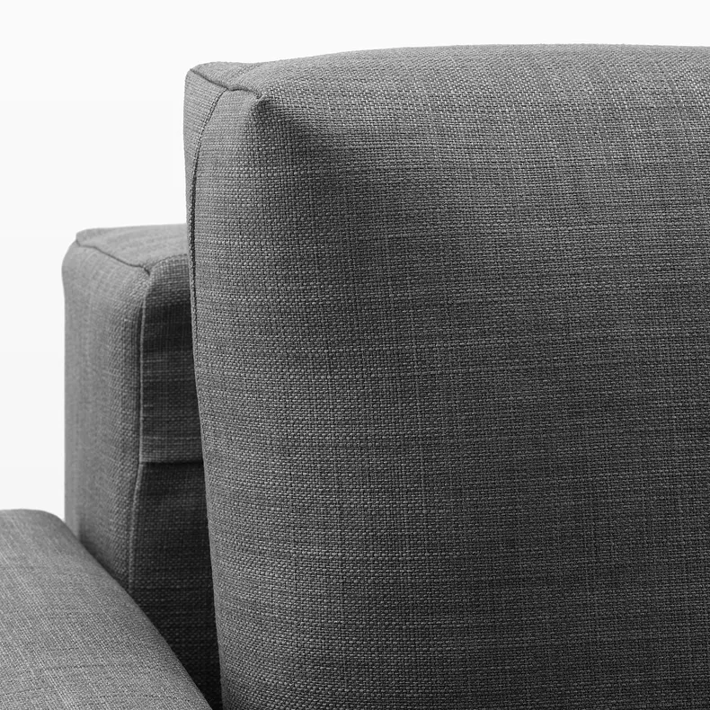 IKEA FRIHETEN ФРИХЕТЭН, диван-кровать 3-местный, Скифтебо темно-серый 503.411.48 фото №7